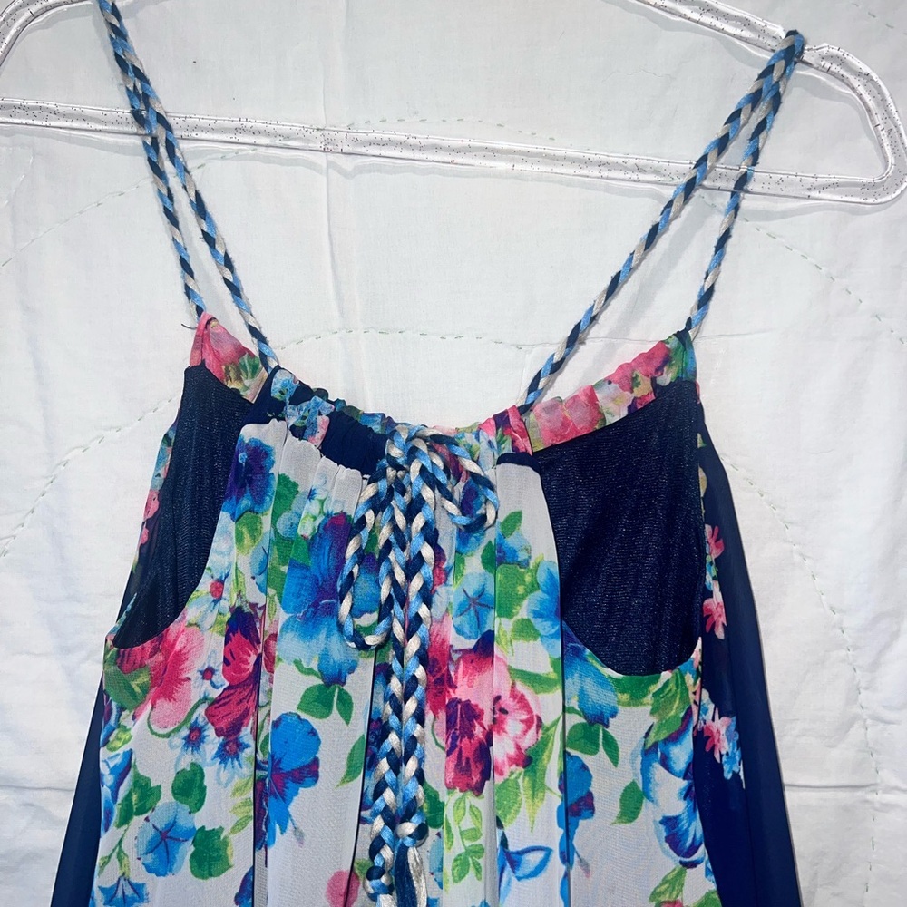 Truly Me HiLow Floral Sundress by SaraSara Size 12 Girls - Picture 7 of 12